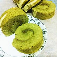 抹茶椰子酱蛋糕卷