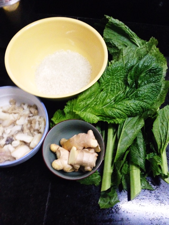 【芥菜饭】——咸肉版的做法图解2