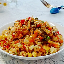 酸菜泡椒炒米饭