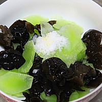 青笋拌木耳的做法图解5