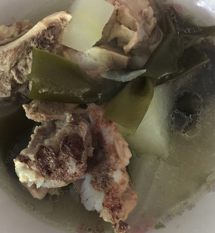 海带冬瓜骨头汤的做法