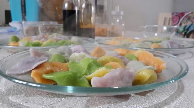 七彩水饺