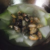 冬瓜花蛤汤的做法图解5