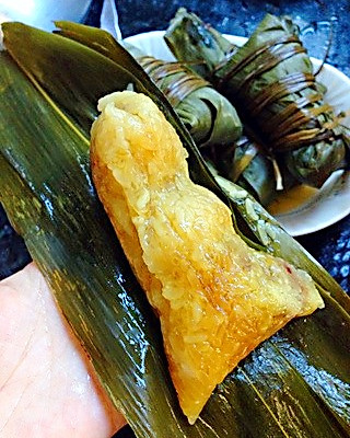 闹端午！碱水红豆粽（新手四角包法）