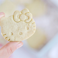 #餐桌上的春日限定#青汁牛乳Kitty饼干 | 可爱到犯规的做法图解11