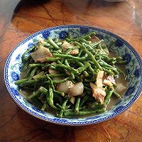 五花肉烩姜豆角的做法图解7
