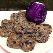 紫苷藍大地魚魚餅（配胡蘆瓜茄醬意粉）