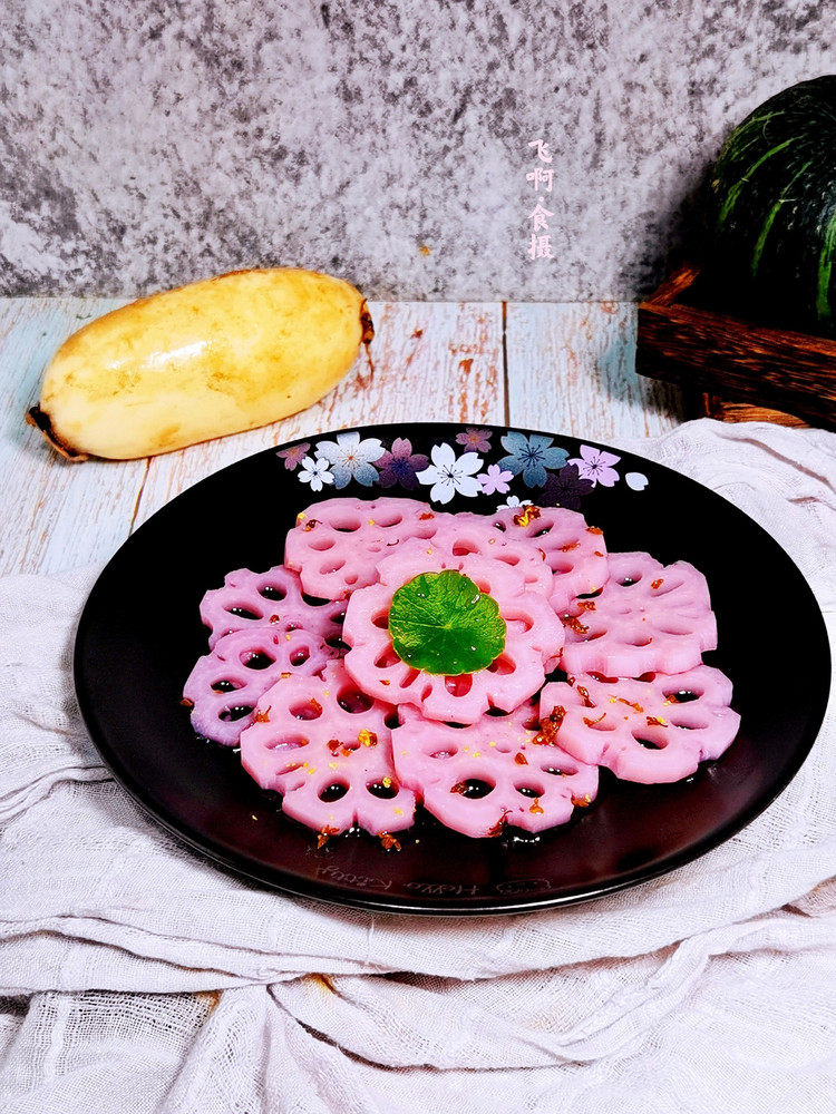 胭脂桂花藕的做法
