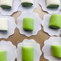 春天的颜色～菠菜双色馒头的做法图解6