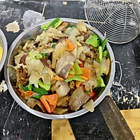 薄干洋芋片炒腊肉的做法图解15