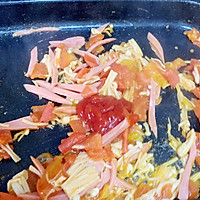 #肉食者联盟#火腿鸡蛋番茄浓汤方便面的做法图解4