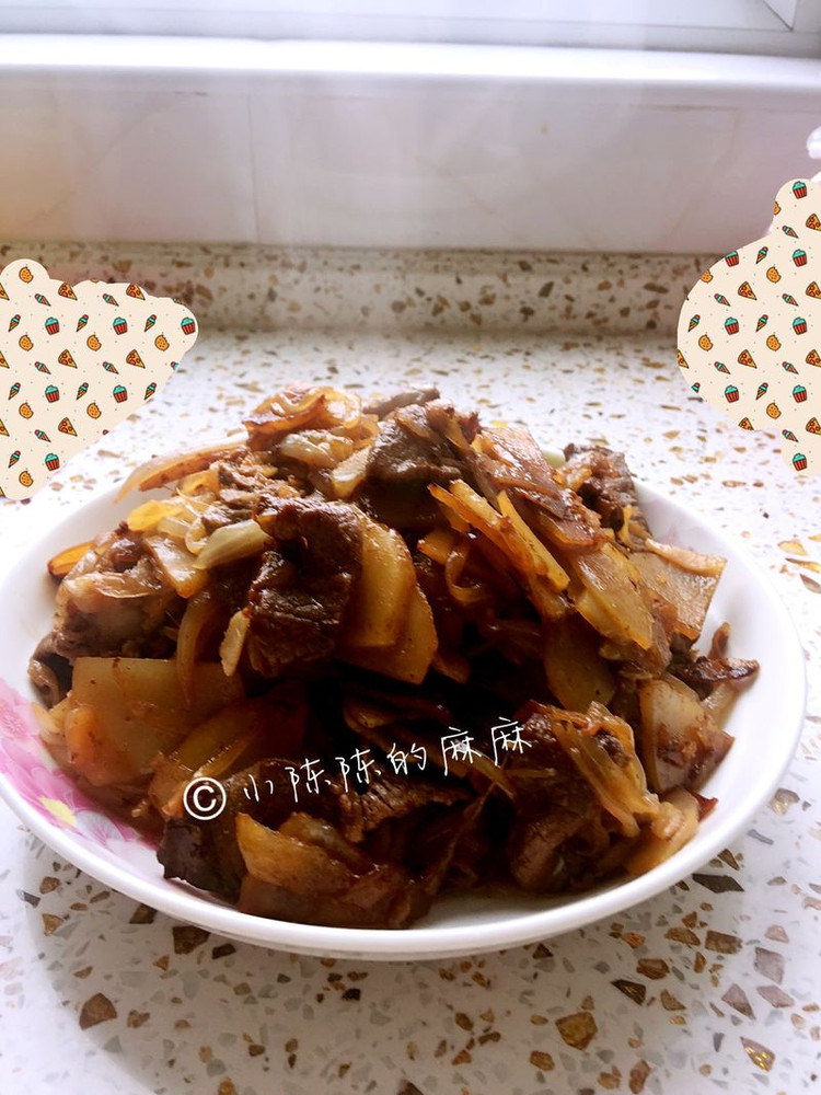 家常炒牛肉的做法