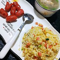 #夏日撩人滋味# 5分钟早餐～蛋炒饭的做法图解9