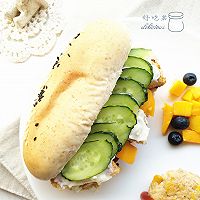 香芒鸡肉汉堡的做法图解25