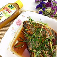 #太太乐鲜鸡汁芝麻香油#清蒸龙舌鱼的做法图解8