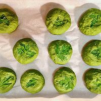 艾草豆沙包的做法图解6