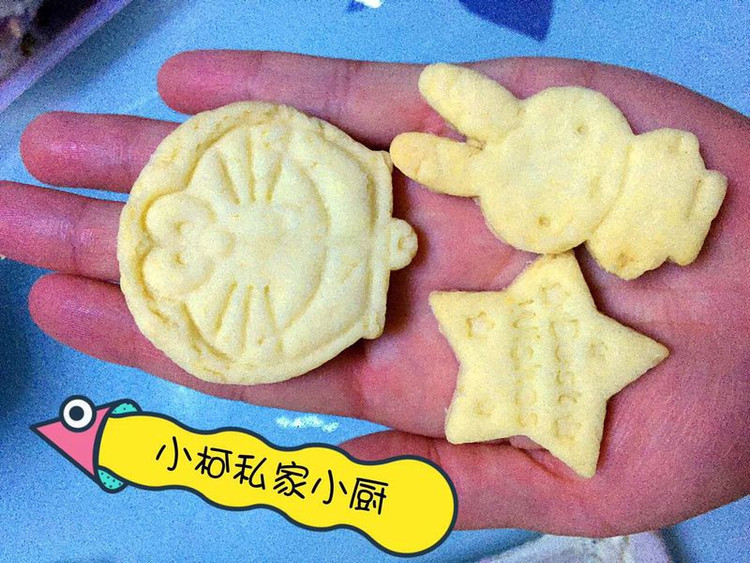 卡通奶香饼干的做法
