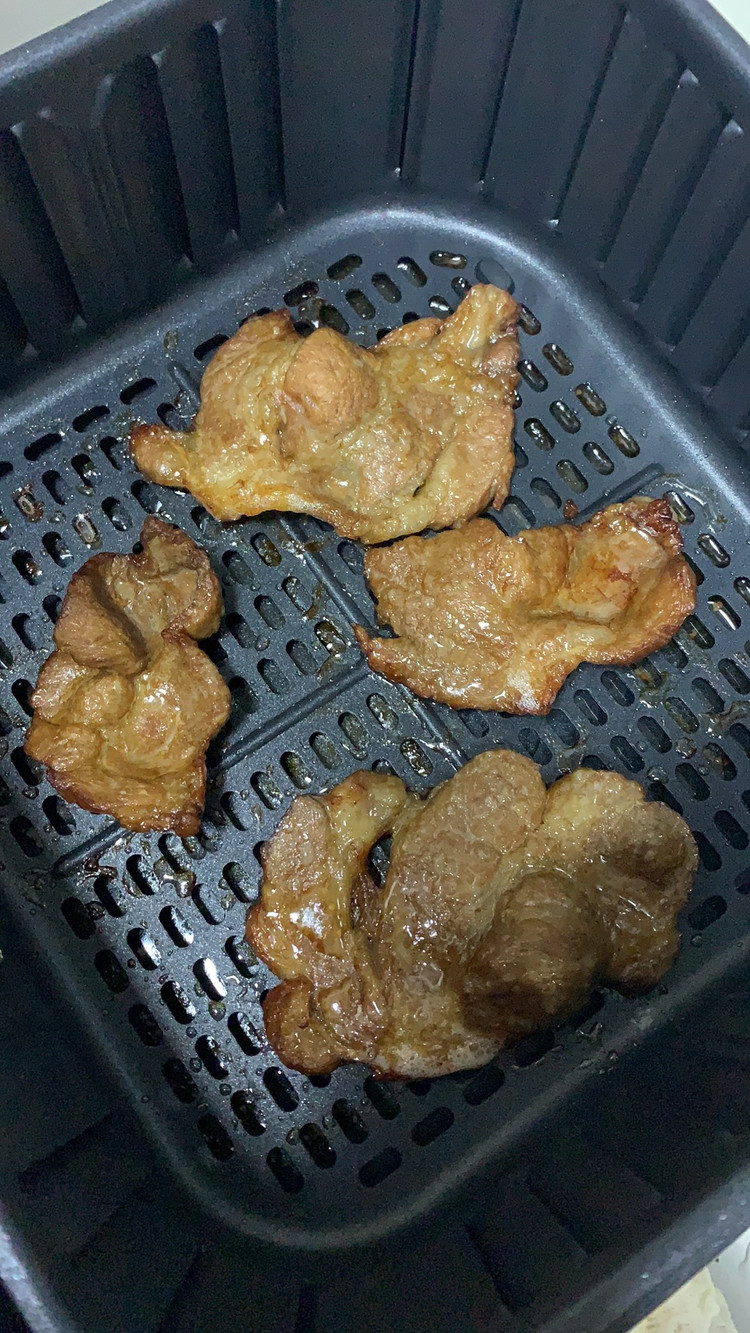 烤猪颈肉（空气炸锅版）的做法