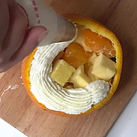 耙耙柑蛋糕#百变水果花样吃#的做法图解7