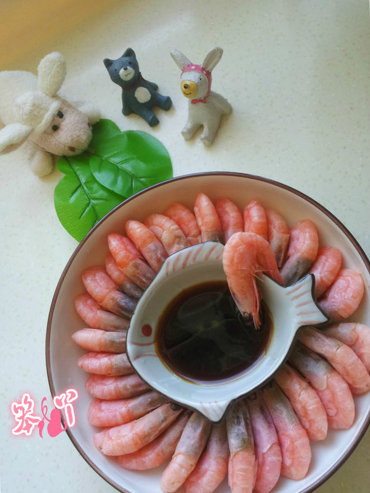 白灼北极虾的做法