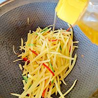 #清香麻爽秒入魂#酸辣土豆丝的做法图解9