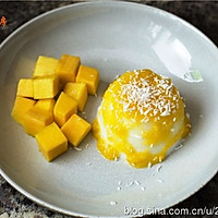 曼步厨房 - 芒果椰奶布丁的做法图解6