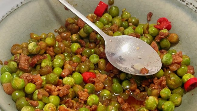 超下饭的肉沫豌豆的做法