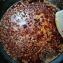 自制凉拌菜、面条调味辣椒油