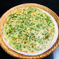 用芹菜叶子做出来的饼 素食的做法图解19