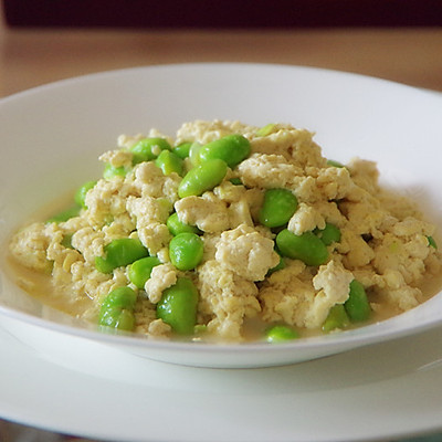 夏日清爽菜——毛豆焖豆腐