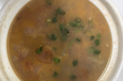简易西红柿牛腩汤