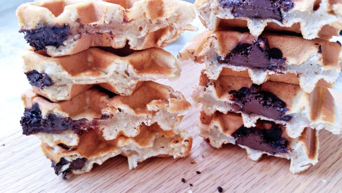 德芙巧克力华夫饼