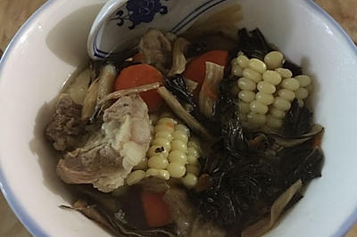 白菜干猪骨汤