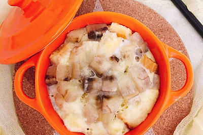 宝宝辅食香蕉吐司布丁