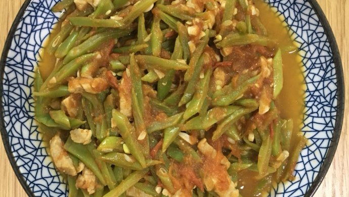 西红柿炒芸豆