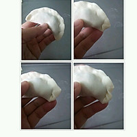 韭菜鸡蛋蒸饺(包饺子手法全解图)的做法图解5