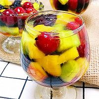 夏日甜品~缤纷水果布丁的做法图解7