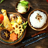 鸡肉药膳汤咖喱的做法图解11