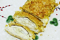 芝士燕麦鸡肉卷的做法