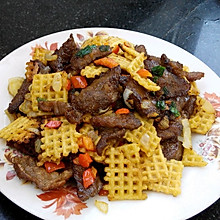 大喜大牛肉粉试用之锅巴脆猪柳