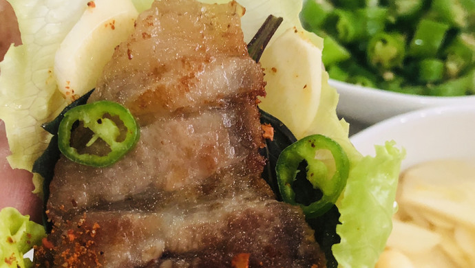 还原食物本来的味道——香煎五花肉