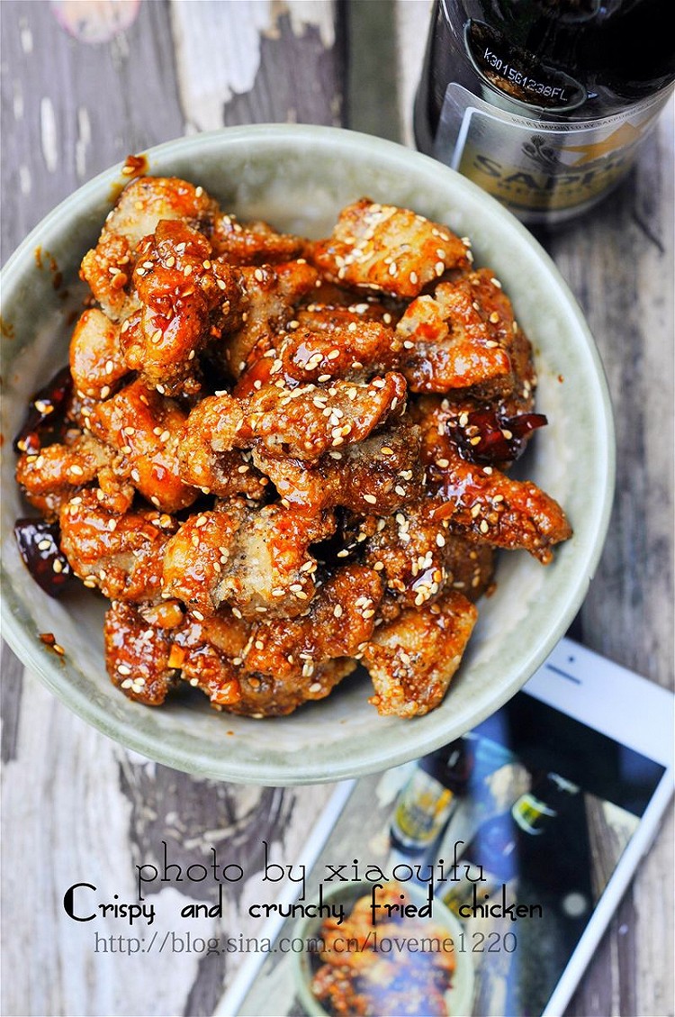 炎热夏季必不可少的下酒菜--韩式甜酸香酥脆炸鸡的做法