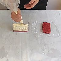 红丝绒乳酪蛋糕#令人羡慕的圣诞大餐#的做法图解15