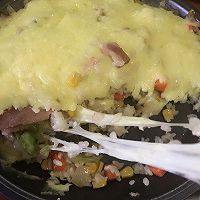 鲜虾培根芝士焗饭的做法图解20