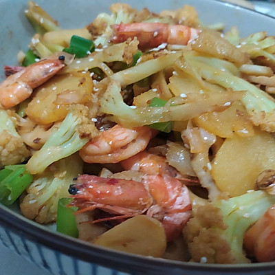 家常菜—干锅杂菜虾
