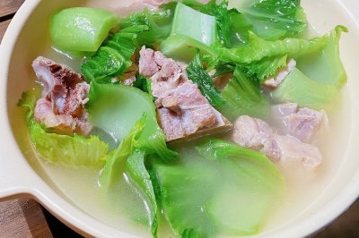 咸骨芥菜汤(减脂餐)