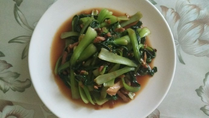 家常菜爆炒油菜