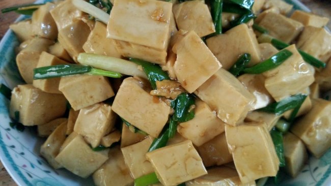 简易炒豆腐的做法