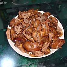 卤鸡杂