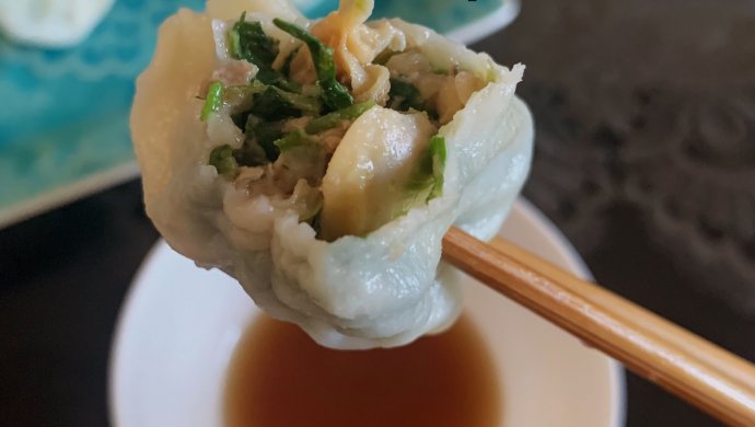 晨间时光：嫩菠菜饺子竟然这么好吃